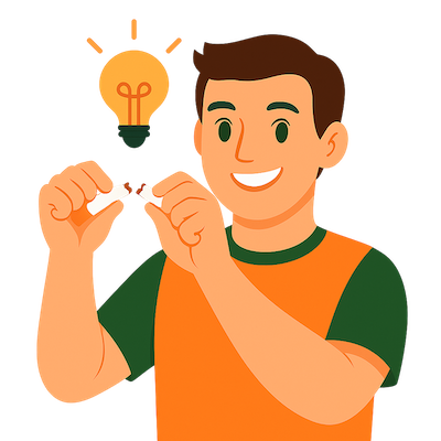 Tom vit le déclic pour arrêter de fumer, qui va l’aider à s'en libérer facilement et rapidement, sans laser ni hypnose