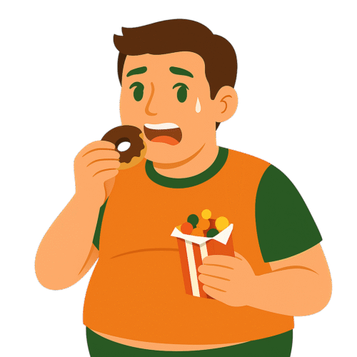 Tom prend du poids à l'arrêt du tabac, en compensant par le sucre